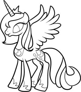 92 Princess Luna Coloring Pages Printable 64