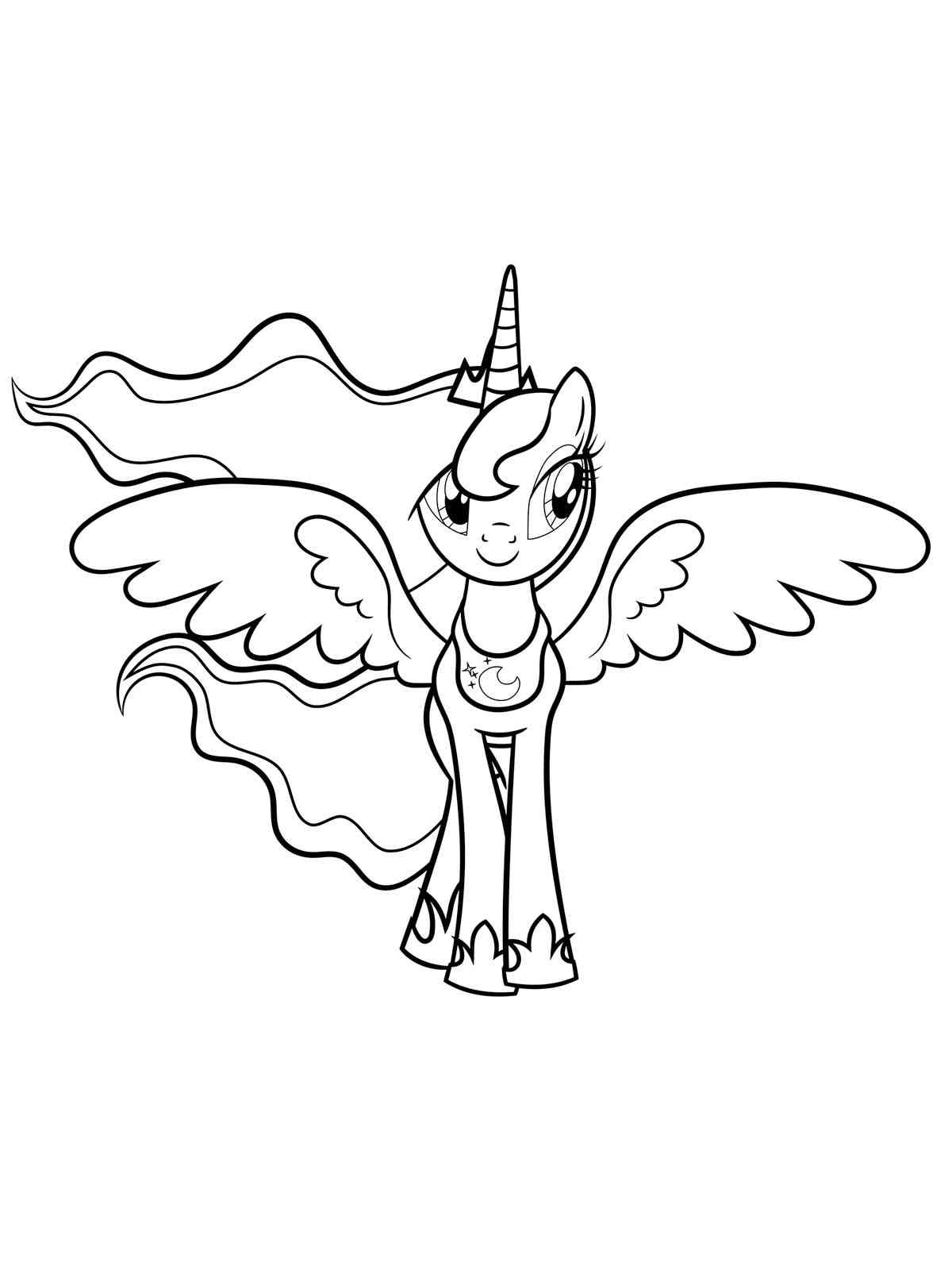 92 Princess Luna Coloring Pages Printable 65