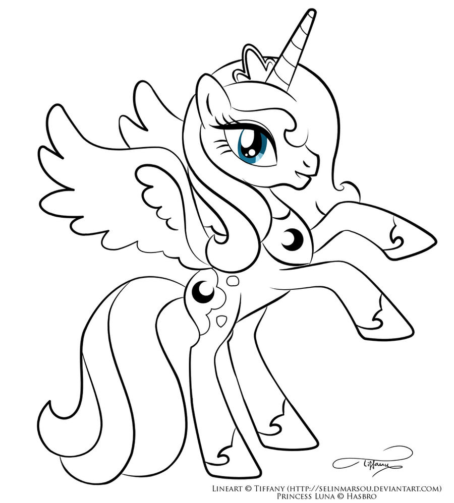 92 Princess Luna Coloring Pages Printable 7