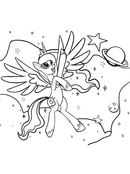 92 Princess Luna Coloring Pages Printable 72