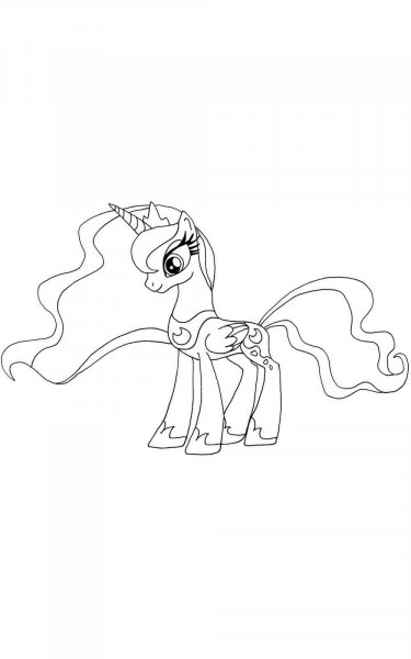 92 Princess Luna Coloring Pages Printable 75