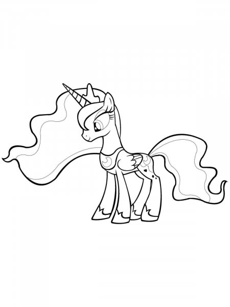 92 Princess Luna Coloring Pages Printable 77