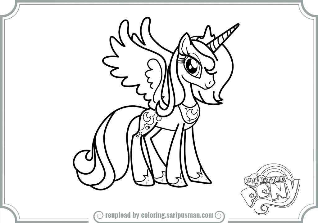 92 Princess Luna Coloring Pages Printable 78