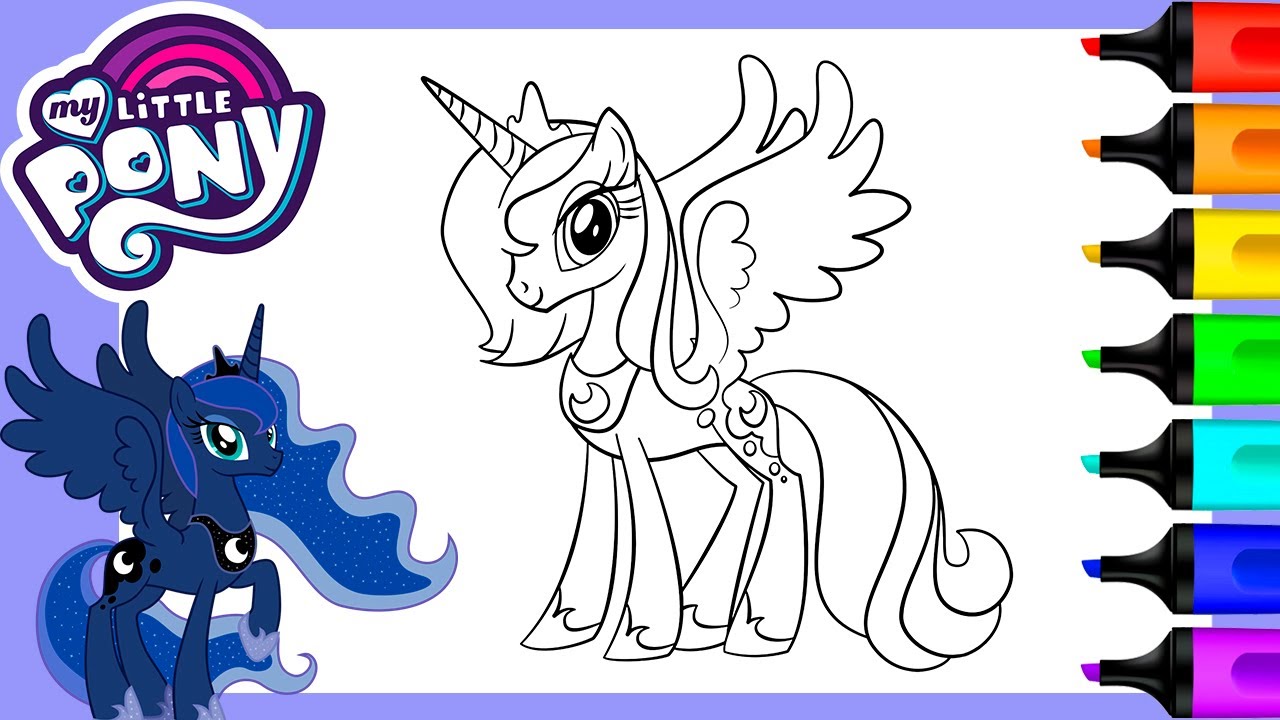 92 Princess Luna Coloring Pages Printable 80