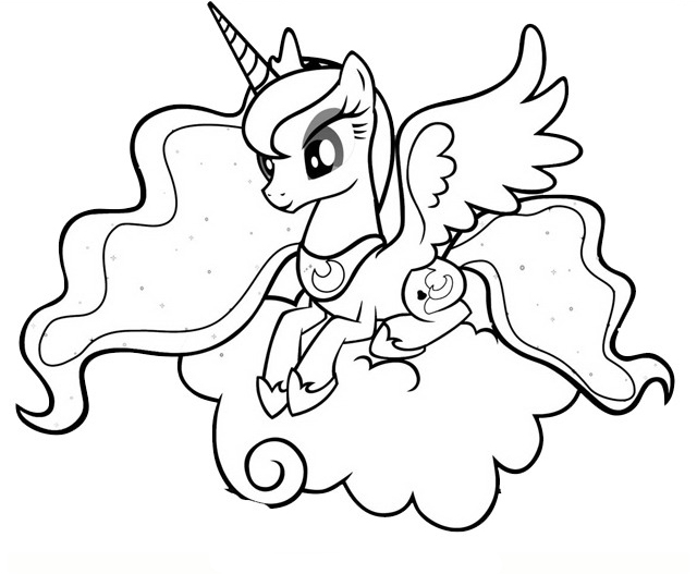 92 Princess Luna Coloring Pages Printable 9