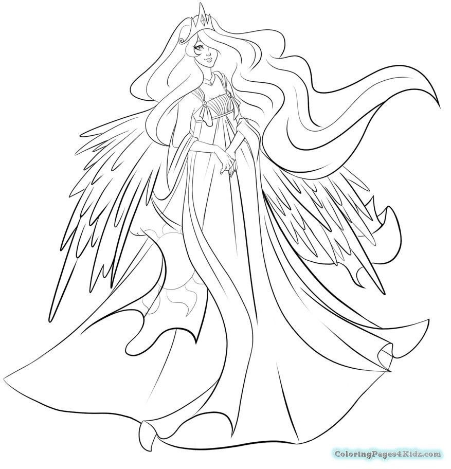 92 Princess Luna Coloring Pages Printable 90