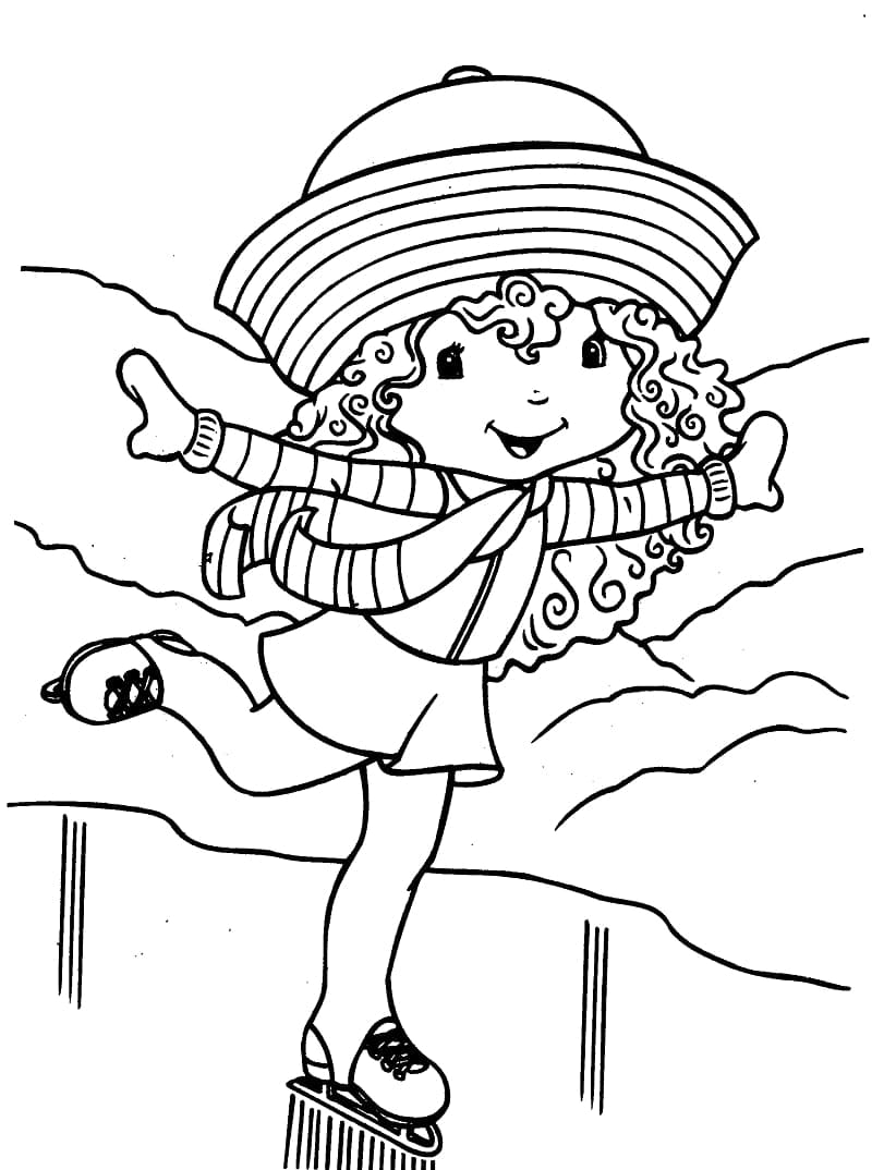 Adorable Strawberry Shortcake Coloring Pages Printable 13