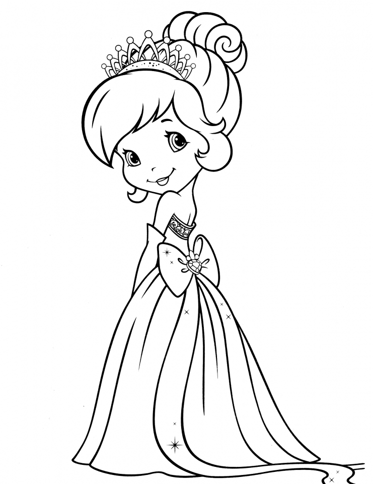 Adorable Strawberry Shortcake Coloring Pages Printable 24