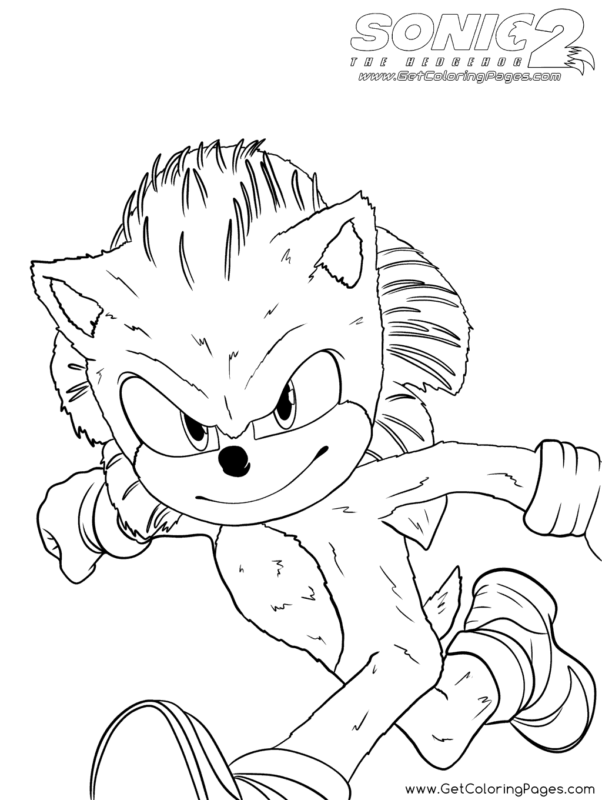 All New Exciting Sonic Coloring Pages Printable 11