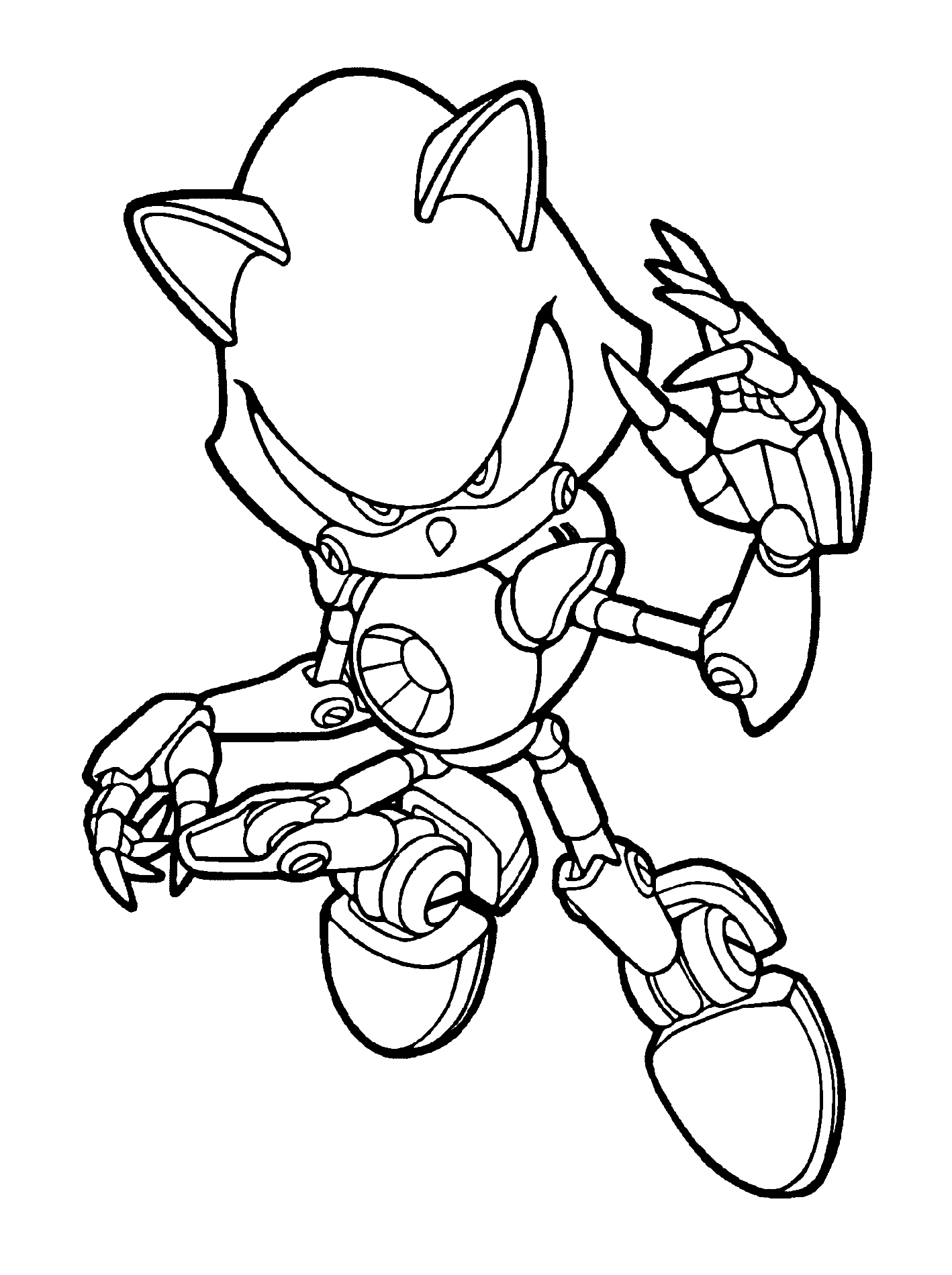 All New Exciting Sonic Coloring Pages Printable 13