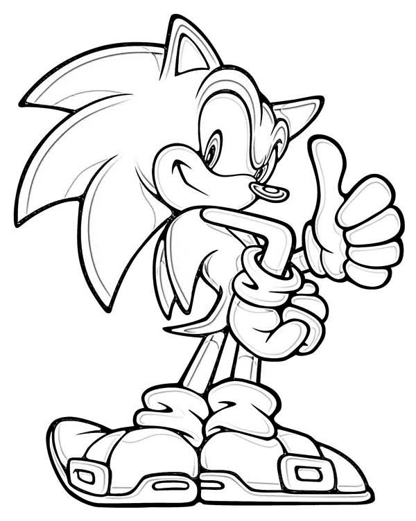 All New Exciting Sonic Coloring Pages Printable 16