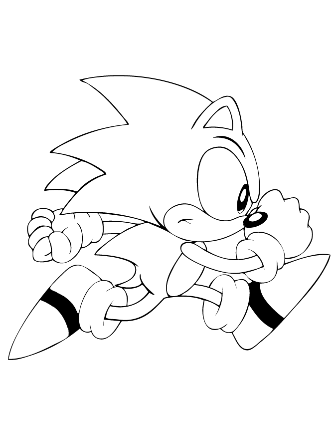 All New Exciting Sonic Coloring Pages Printable 22