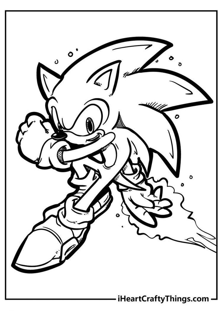 All New Exciting Sonic Coloring Pages Printable 27