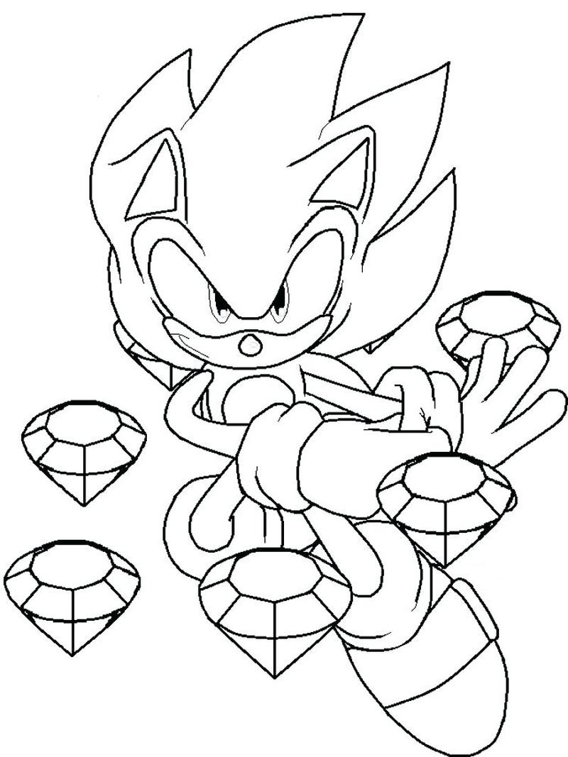 All New Exciting Sonic Coloring Pages Printable 29