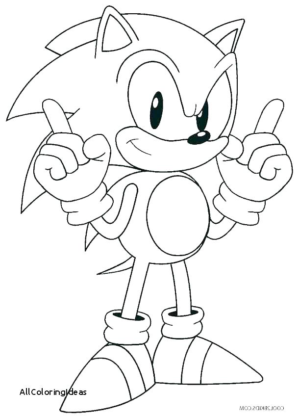 All New Exciting Sonic Coloring Pages Printable 34