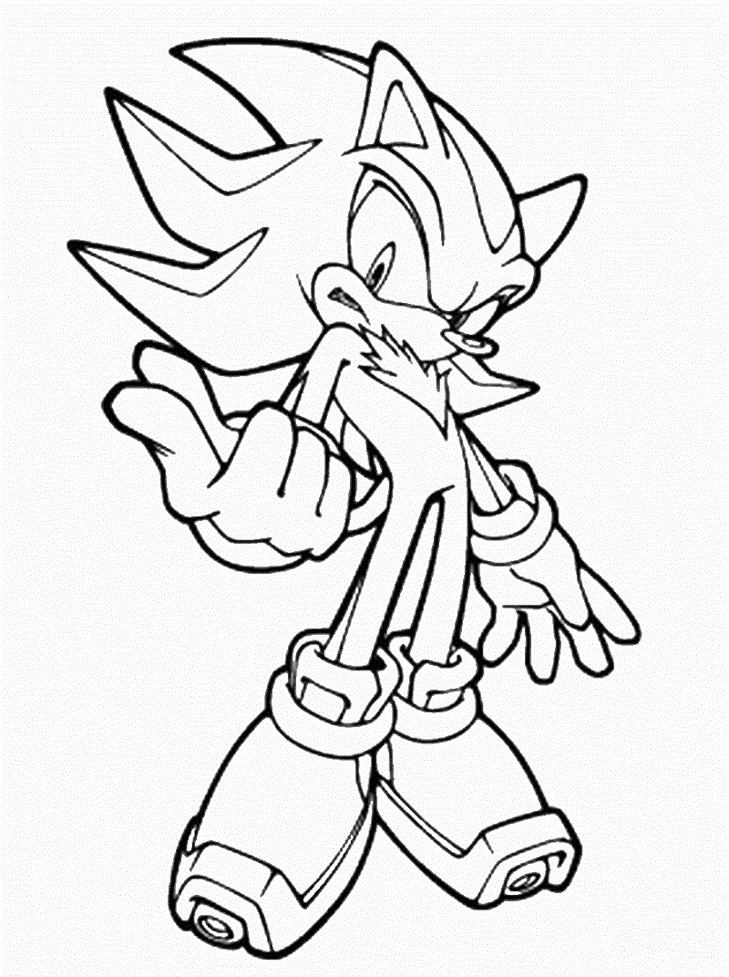 All New Exciting Sonic Coloring Pages Printable 35