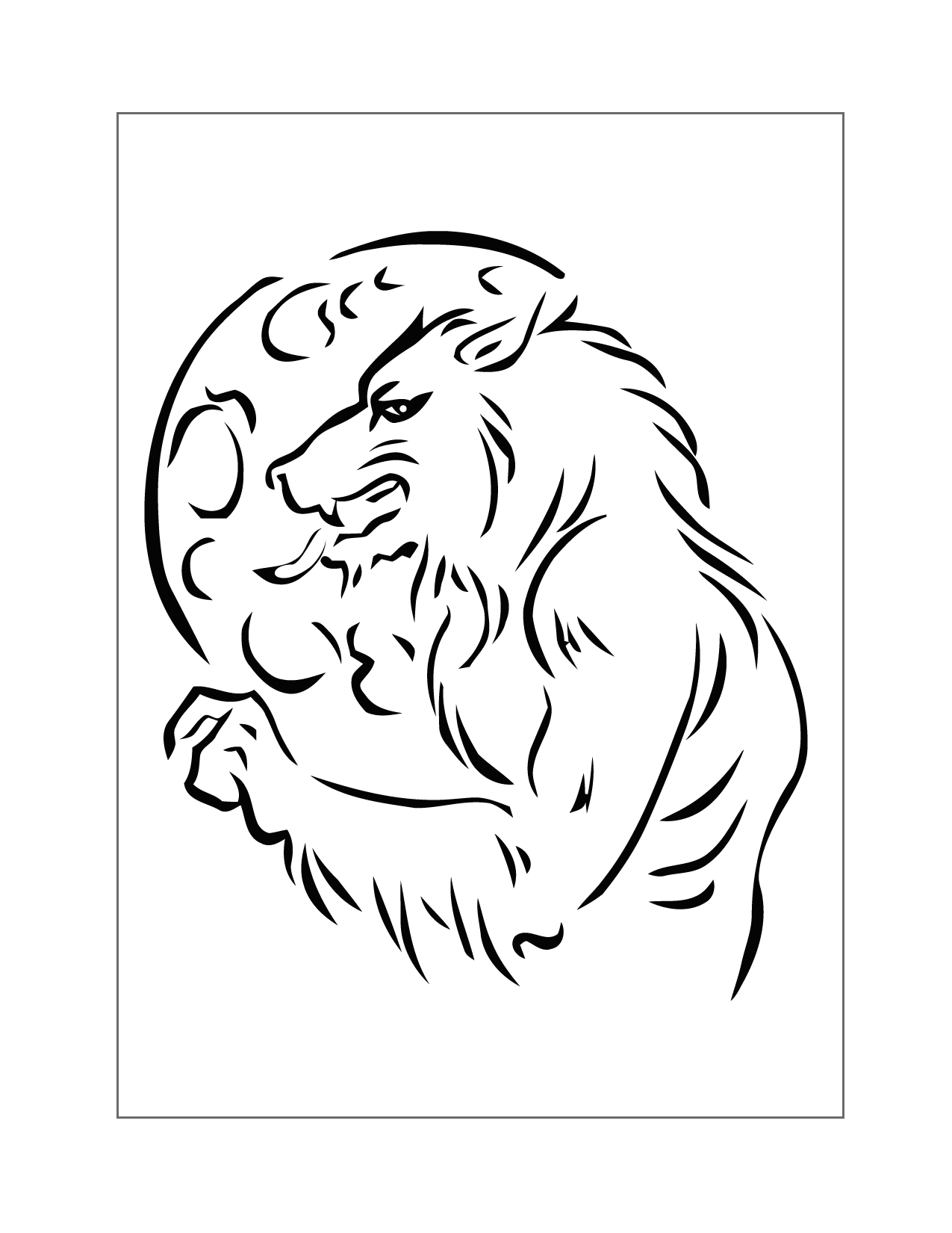 Amazing Werewolf Coloring Pages Printable 15