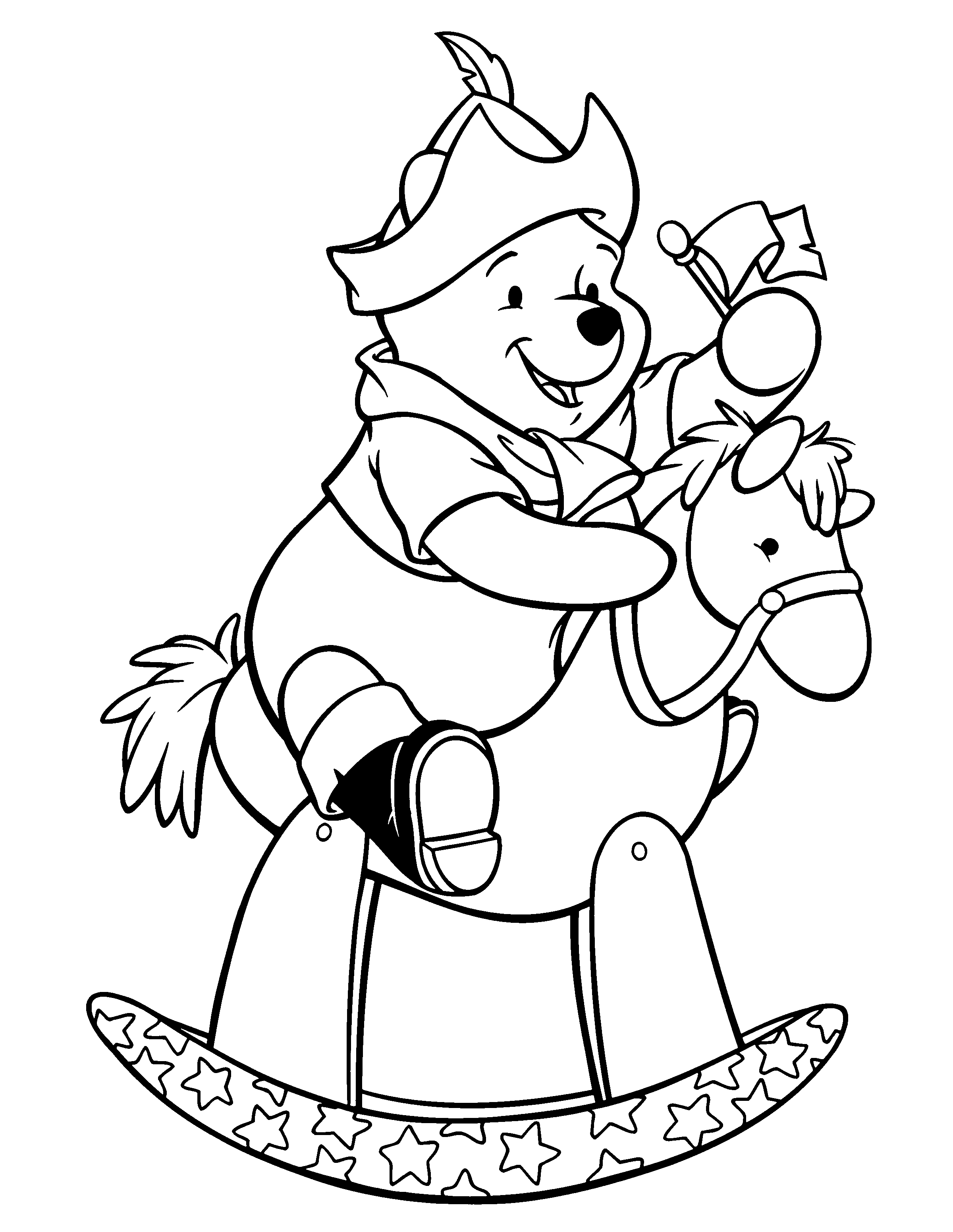 Classic Winnie The Pooh Coloring Pages Printable 16