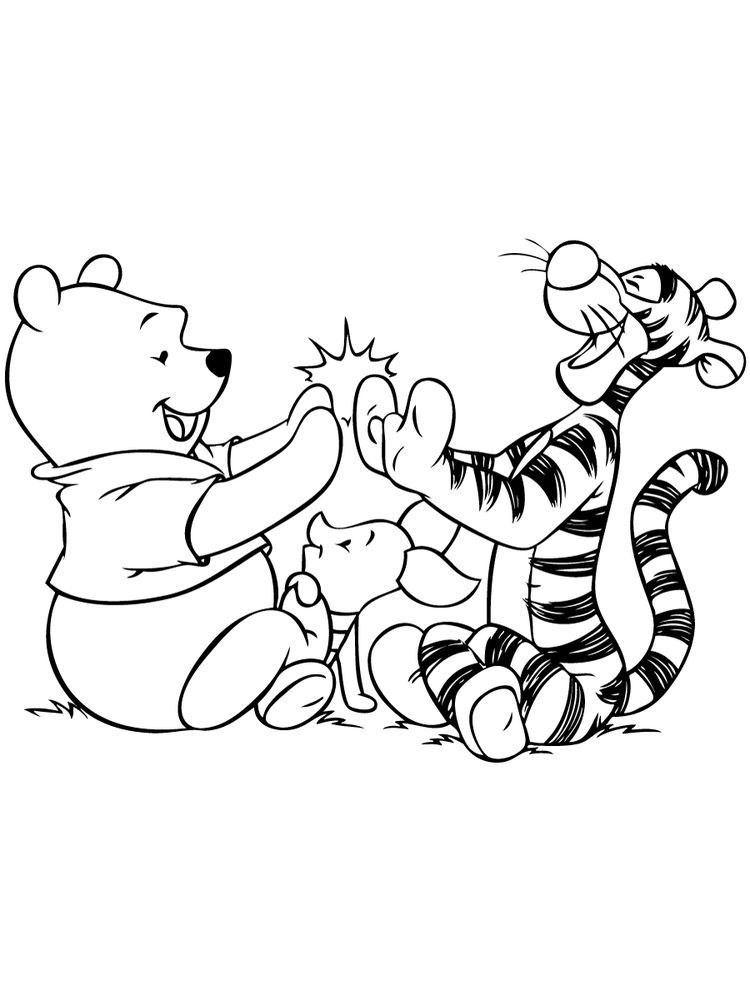 Classic Winnie The Pooh Coloring Pages Printable 22