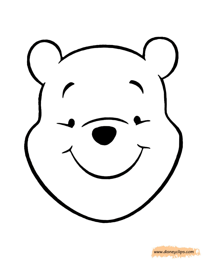 Classic Winnie The Pooh Coloring Pages Printable 24