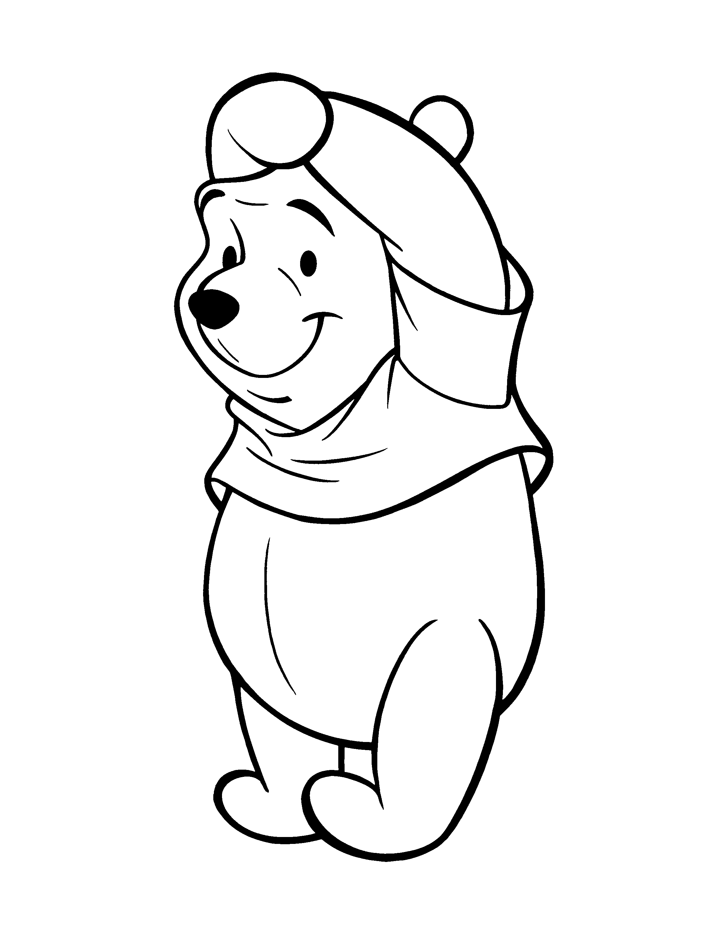 Classic Winnie The Pooh Coloring Pages Printable 3