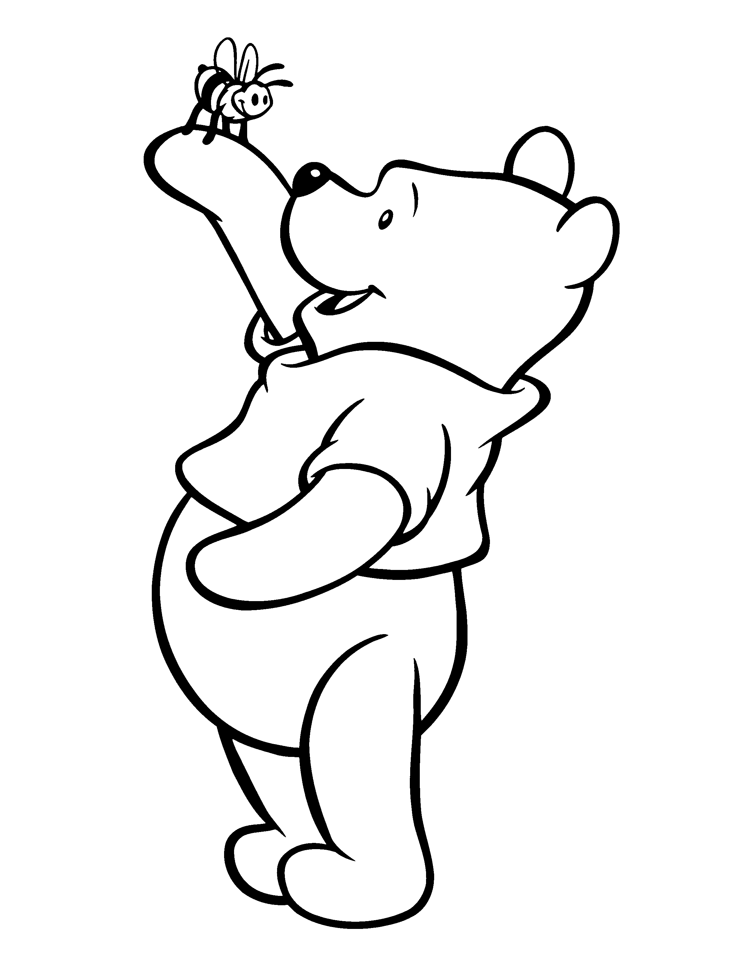 Classic Winnie The Pooh Coloring Pages Printable 30