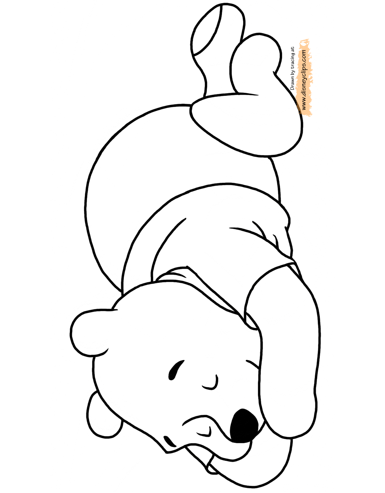 Classic Winnie The Pooh Coloring Pages Printable 8