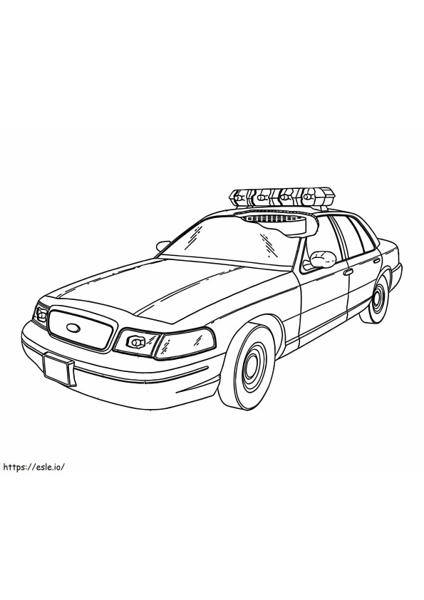 Exciting Police Car Coloring Pages Printable 34