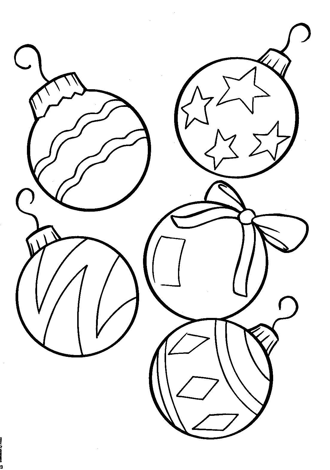 Festive Christmas Coloring Pages Printable 15