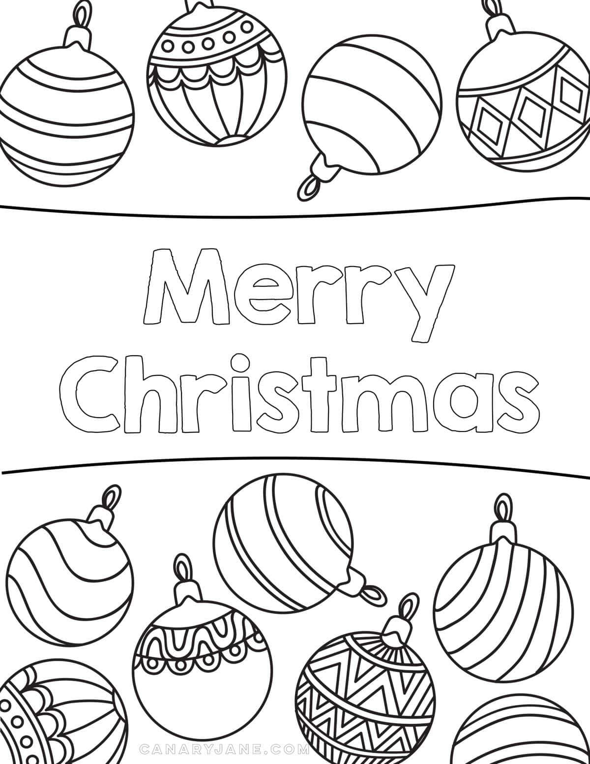 Festive Christmas Coloring Pages Printable 24