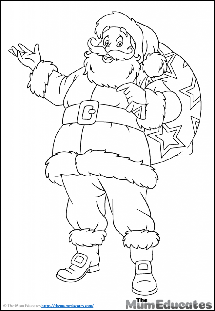 Festive Christmas Coloring Pages Printable 25