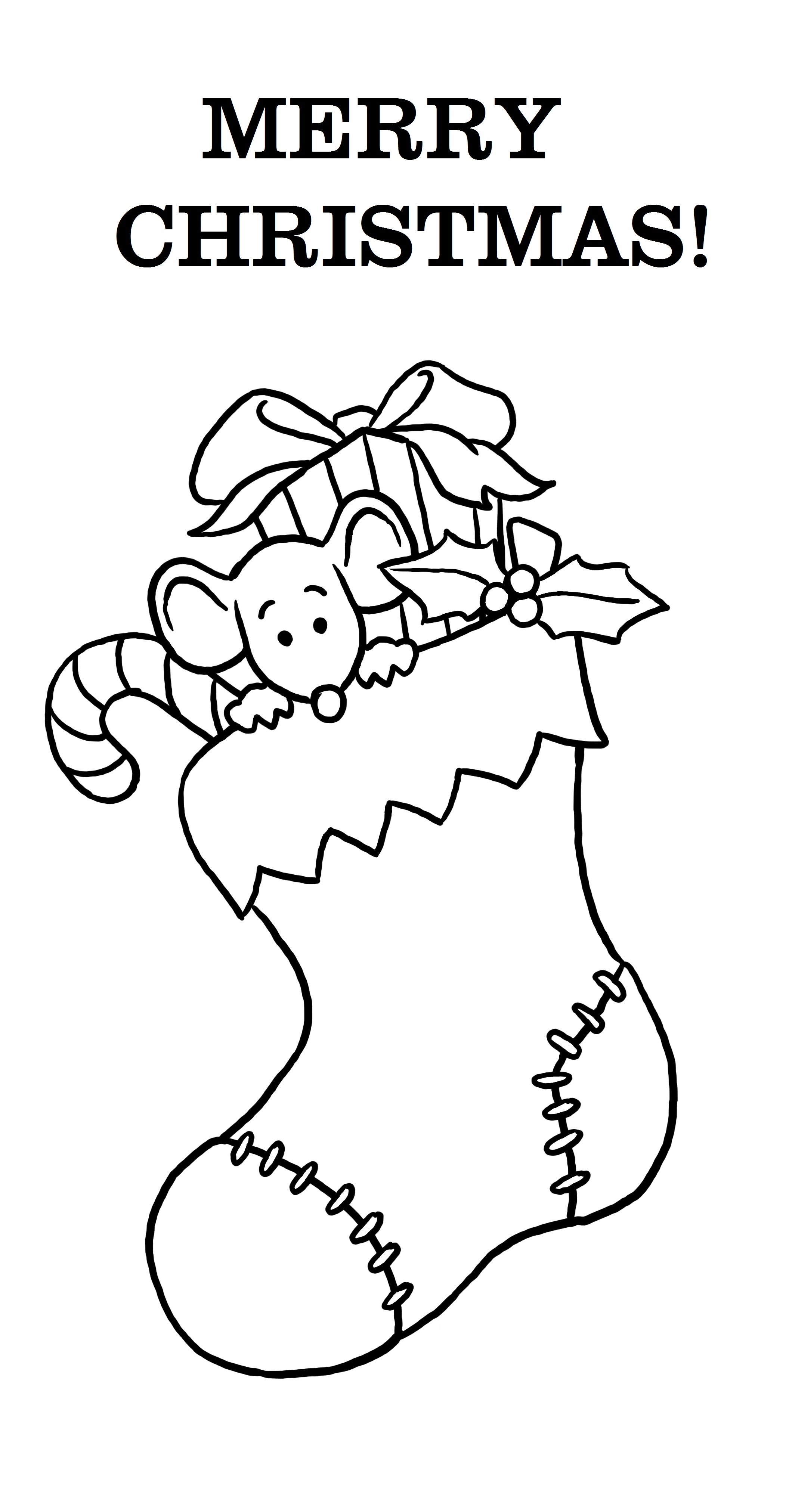 Festive Christmas Coloring Pages Printable 30