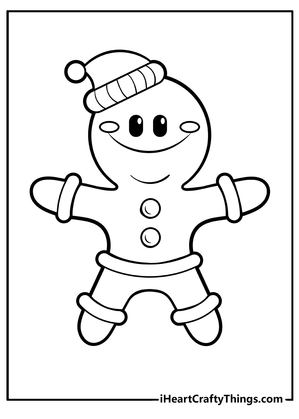 Festive Christmas Coloring Pages Printable 7