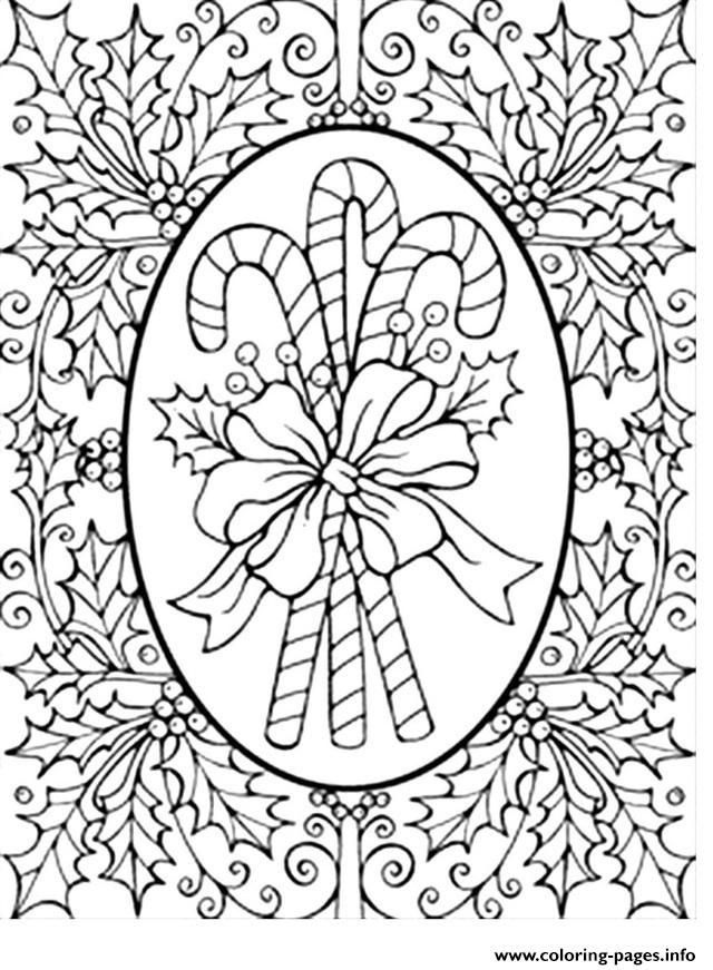 Festive Christmas Coloring Pages Printable 9