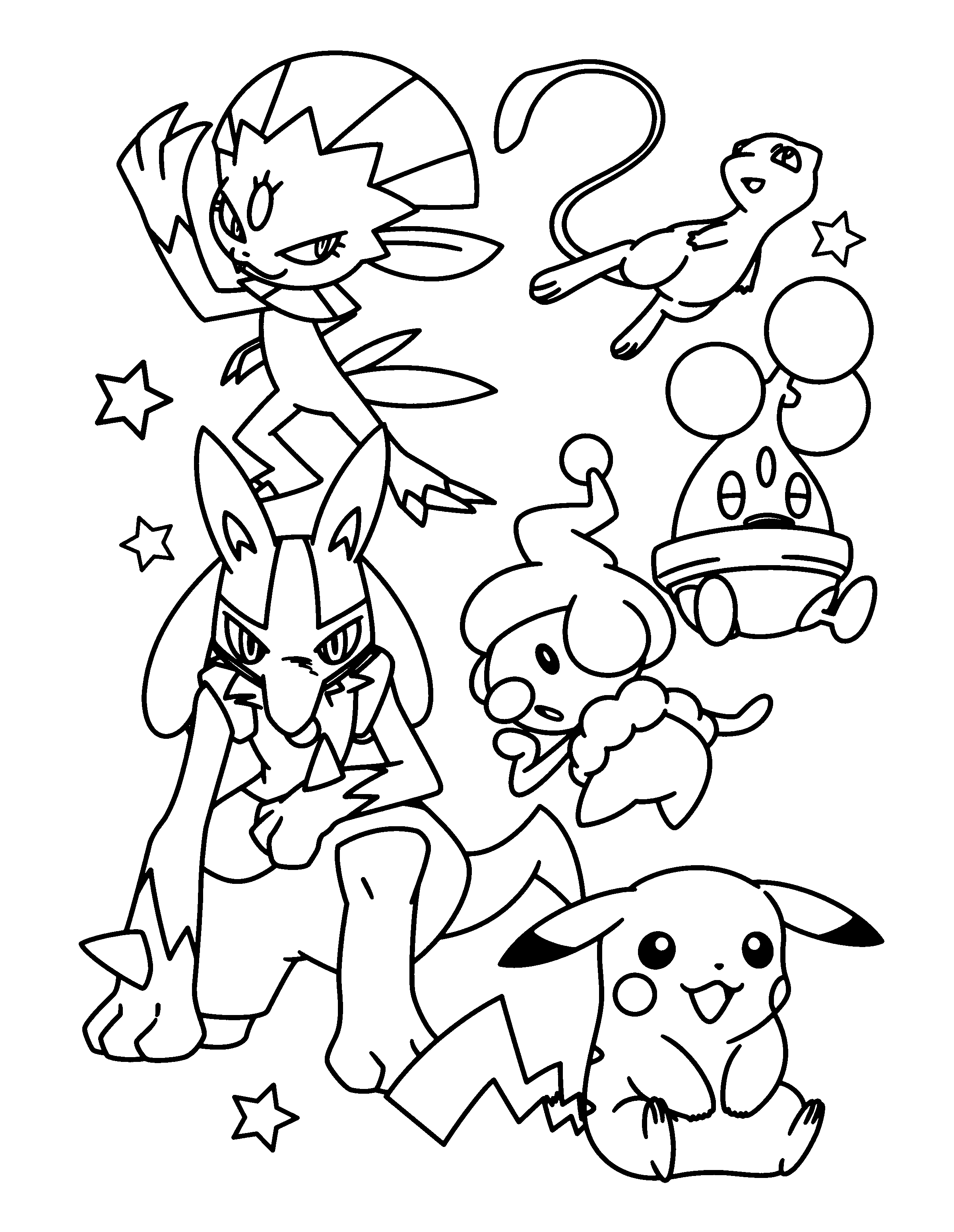 Fresh New Pokemon Coloring Pages Printable 19