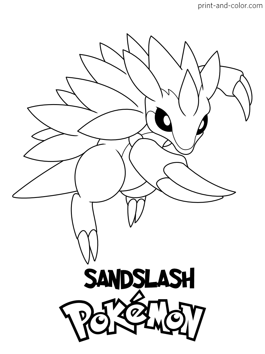 Fresh New Pokemon Coloring Pages Printable 27