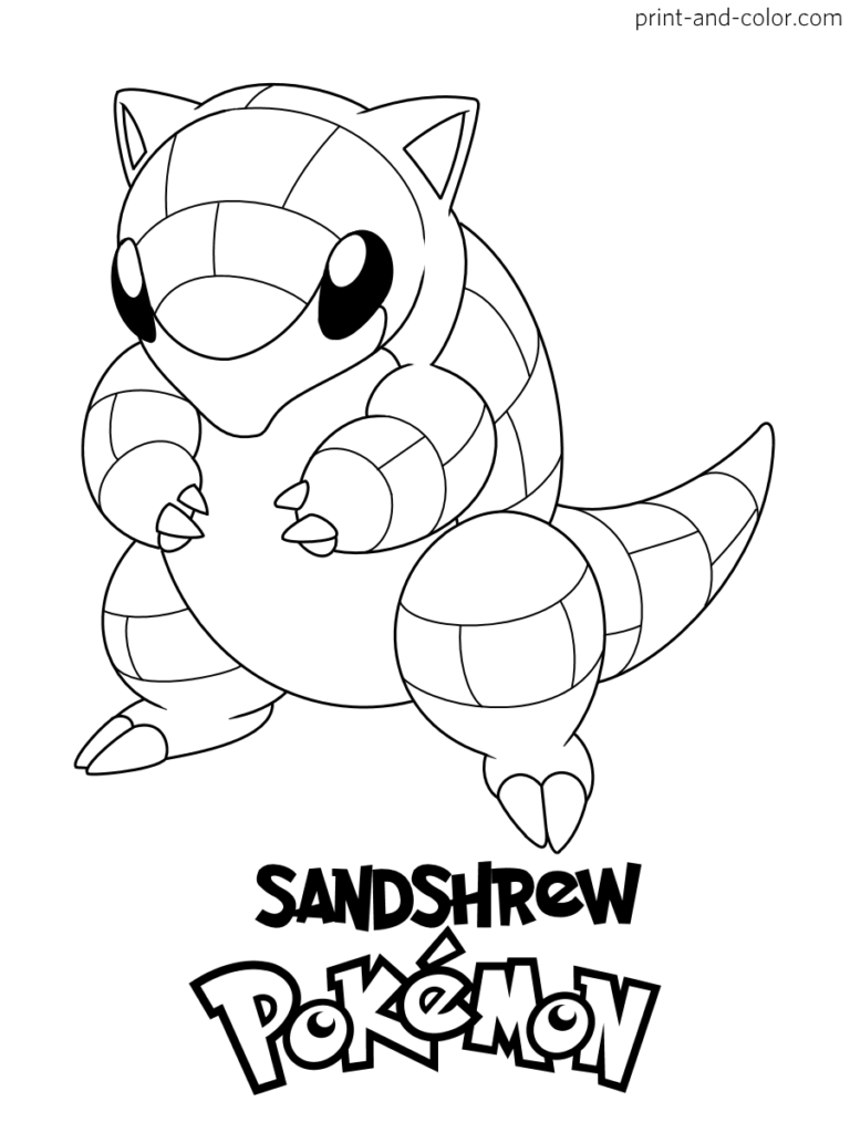 Fresh New Pokemon Coloring Pages Printable 5