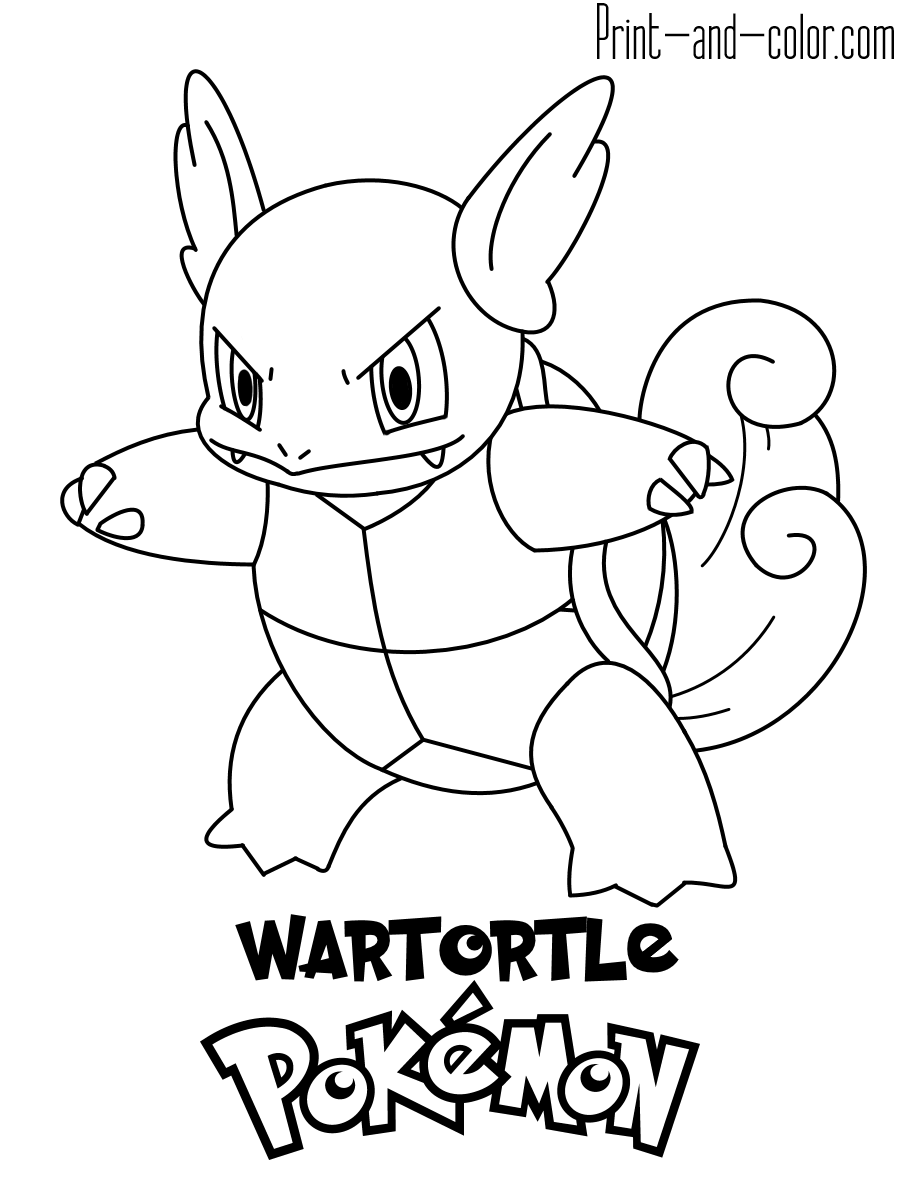 Fresh New Pokemon Coloring Pages Printable 7