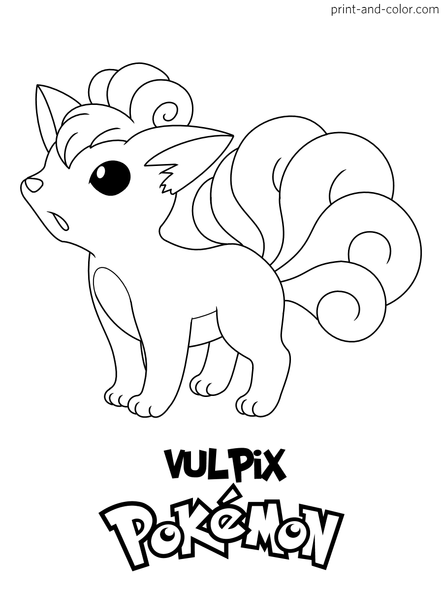 Fresh New Pokemon Coloring Pages Printable 8