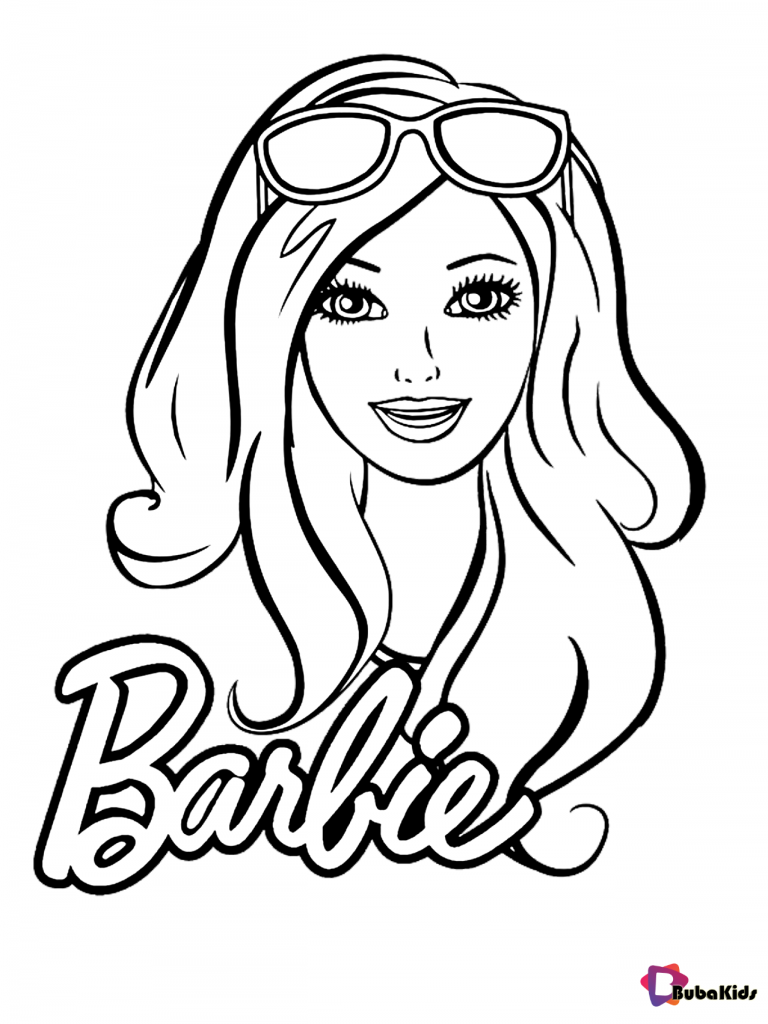 Lovely Barbie Coloring Pages Printable 26