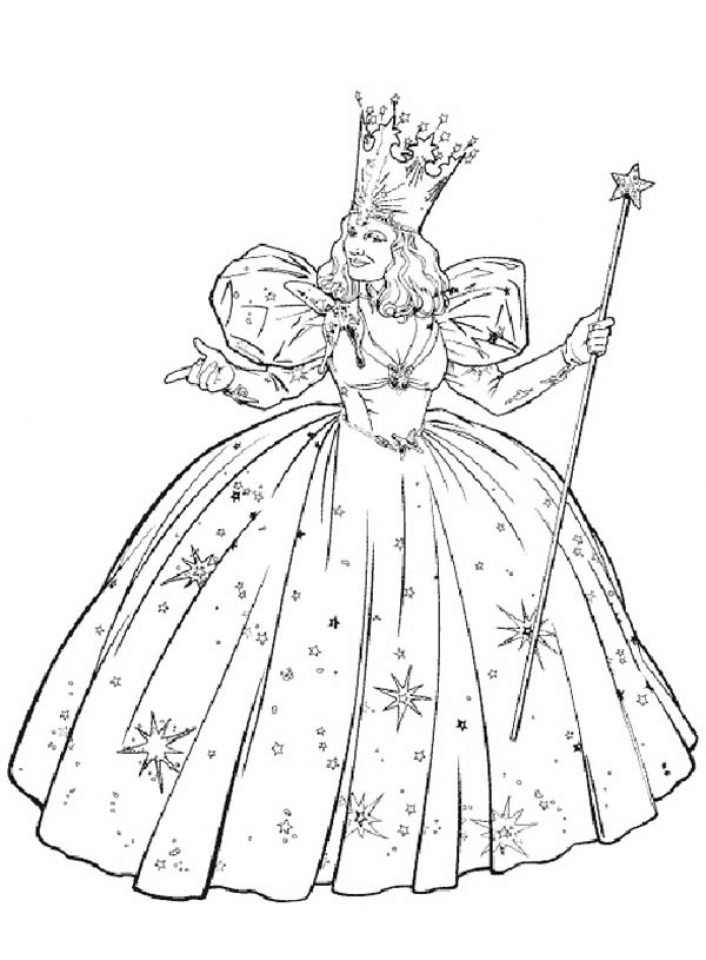 Magical Wizard Of Oz Coloring Pages Printable 10