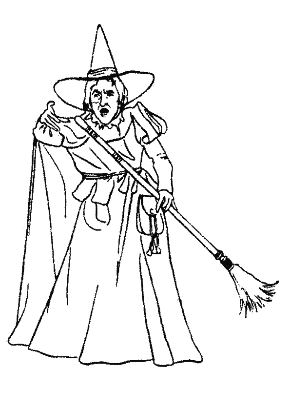 Magical Wizard Of Oz Coloring Pages Printable 13