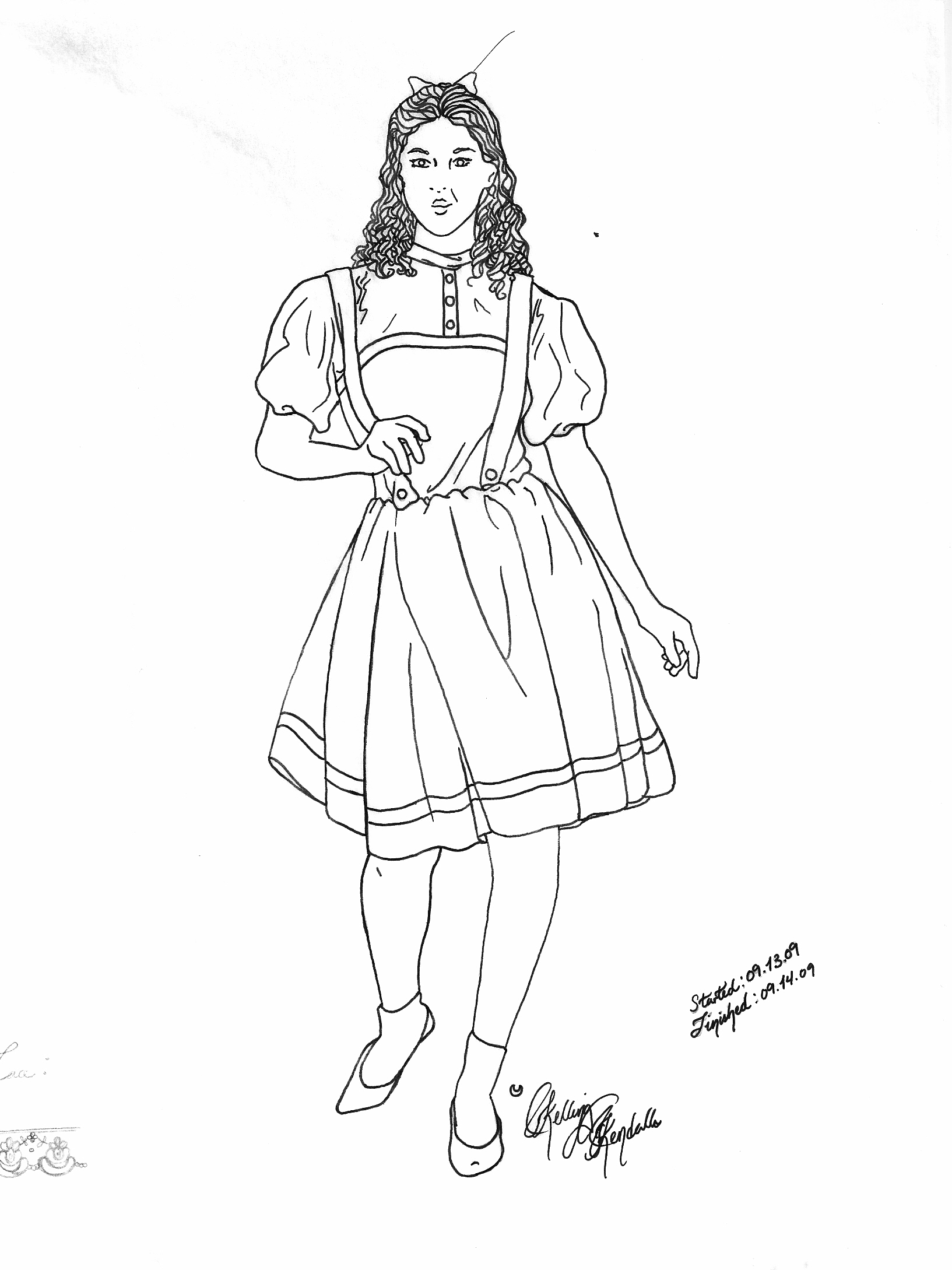 Magical Wizard Of Oz Coloring Pages Printable 7