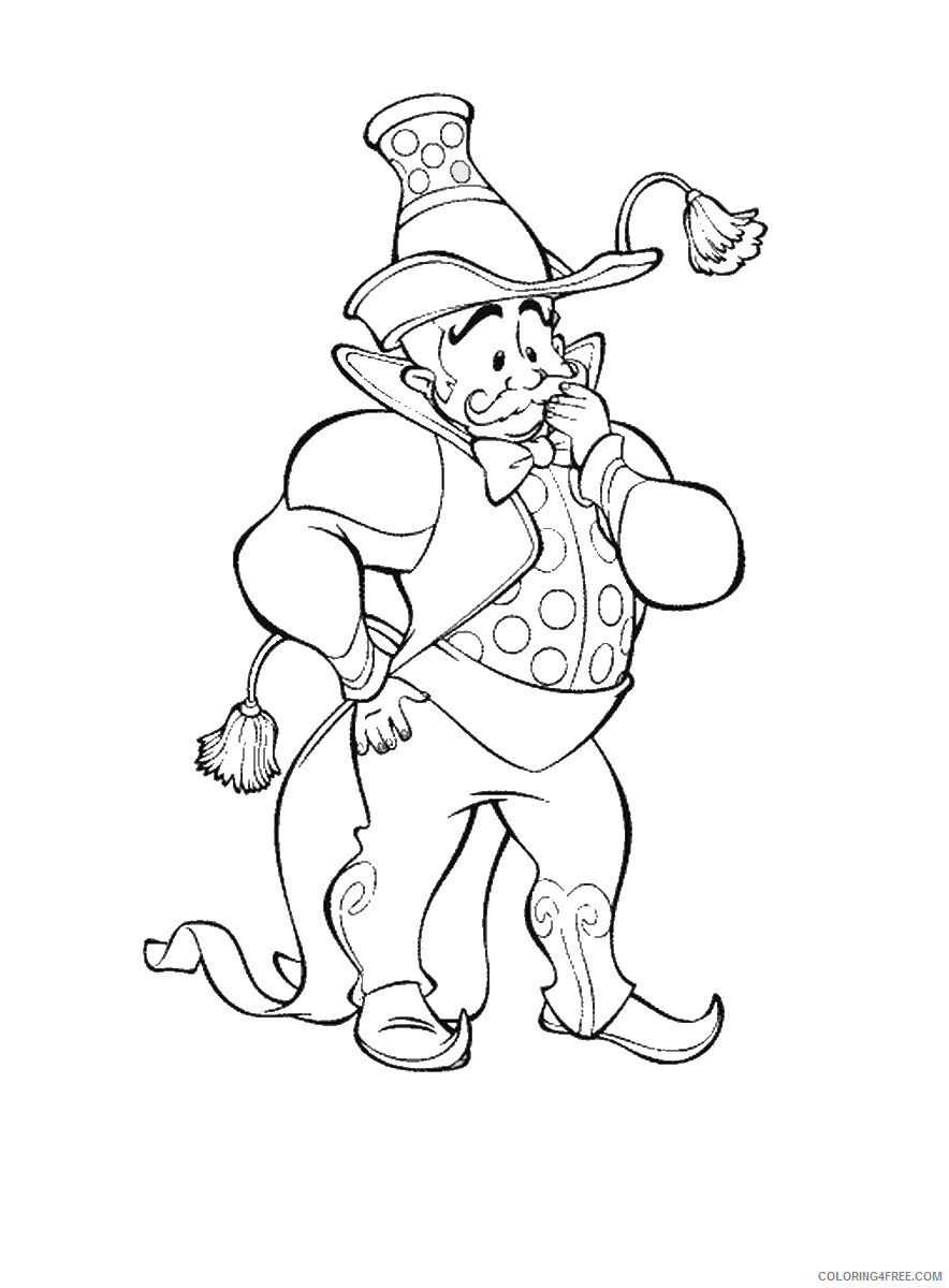 Magical Wizard Of Oz Coloring Pages Printable 9