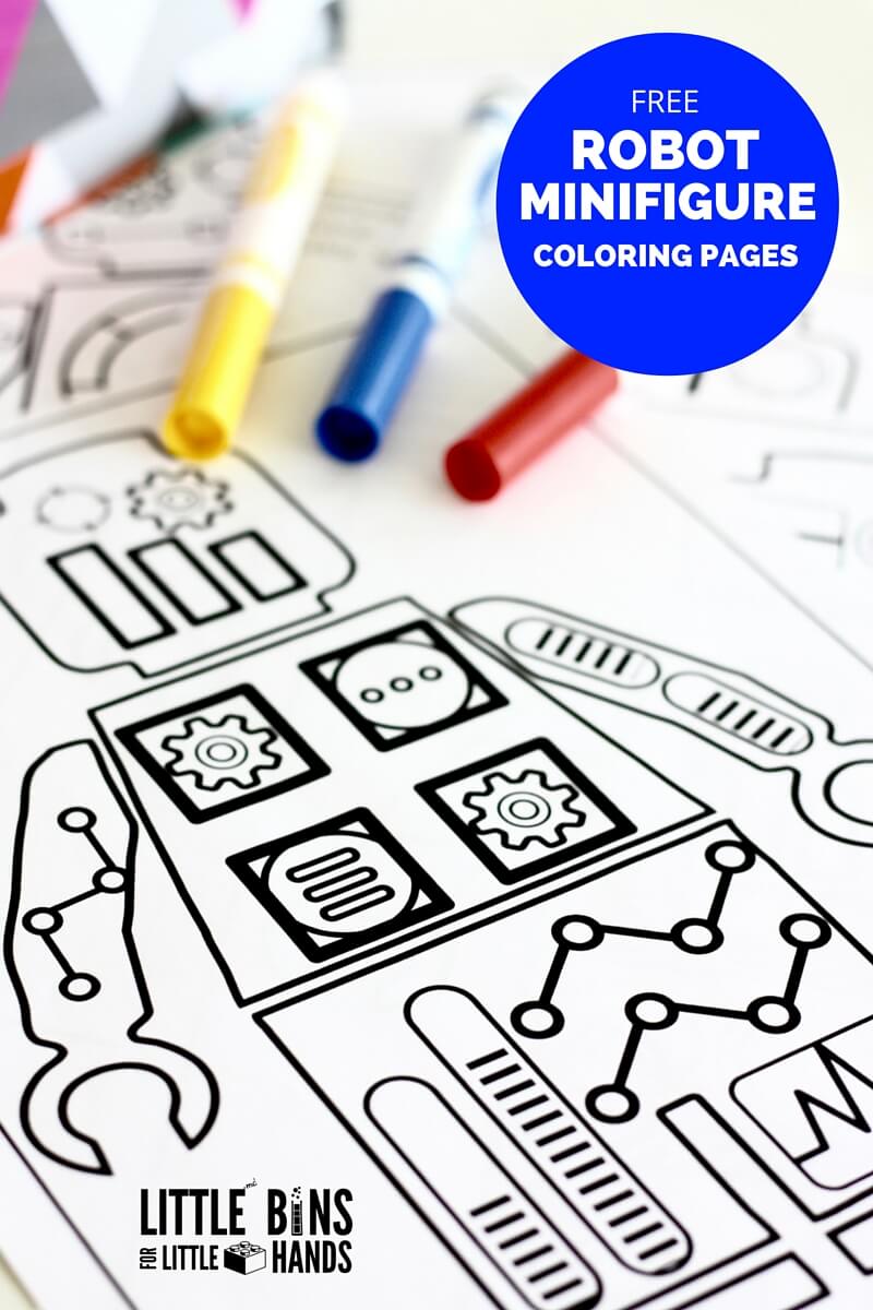 Robotic Coloring Pages Printable 19