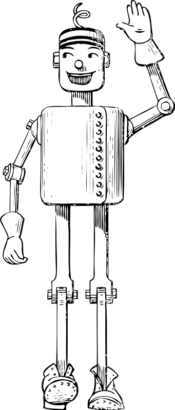 Robotic Coloring Pages Printable 24