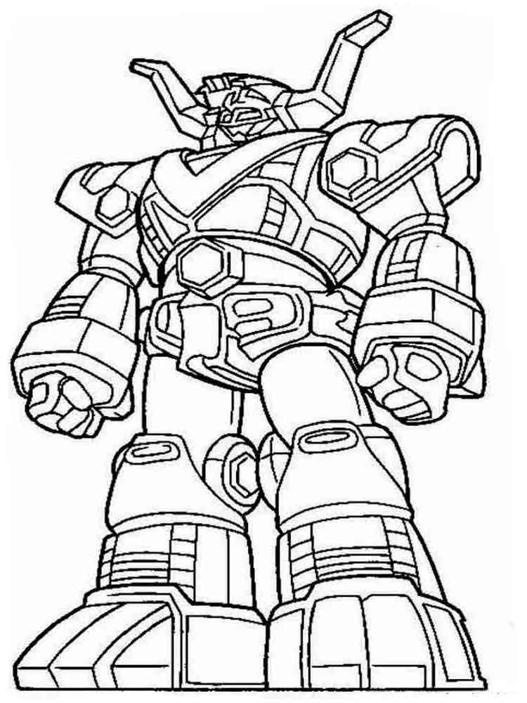 Robotic Coloring Pages Printable 25