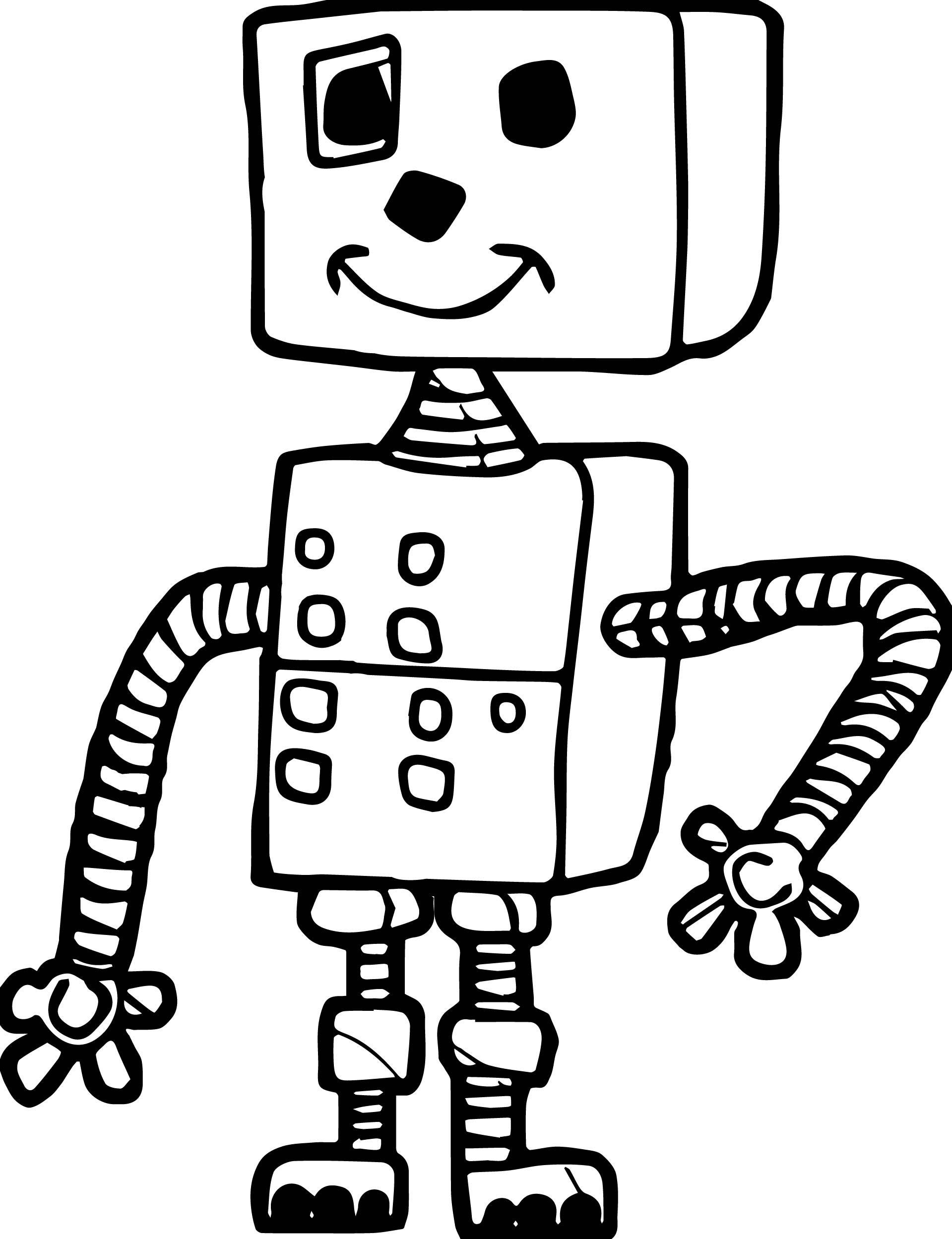 Robotic Coloring Pages Printable 29