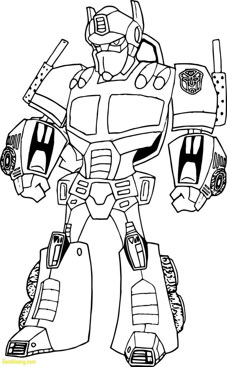 Robotic Coloring Pages Printable 32