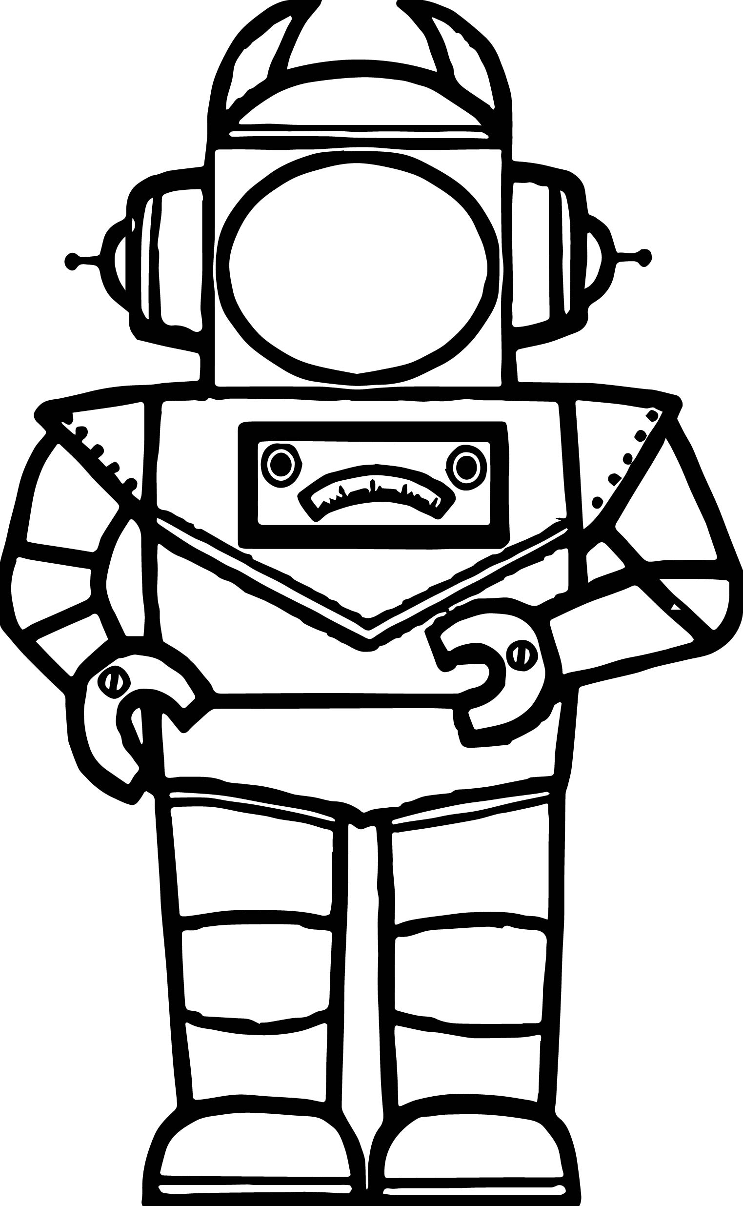 Robotic Coloring Pages Printable 34